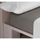 Регулируем чаршаф с ластик Happy Home LISOS COTTON Сив 160 легло