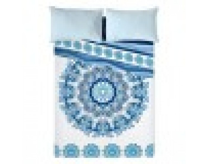 Подова постелка Costura Greek Indigo - Размери - Легло 180 (260 x 270 см)