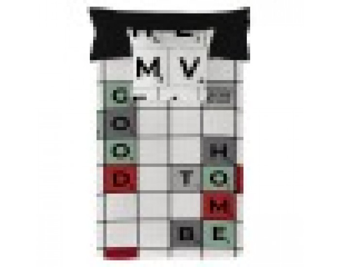 Покривало за одеяло Naturals Scrabble (260 x 220 cm) (180/190 легло)