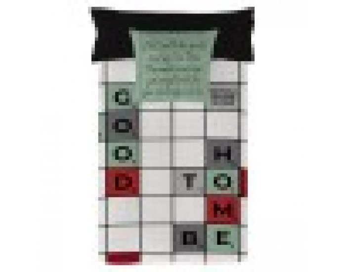 Покривало за одеяло Naturals Scrabble (260 x 220 cm) (180/190 легло)