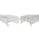 Покривка за маса и салфетки DKD Home Decor 5 Части 2 броя Памук (150 x 150 x 0,5 cm)