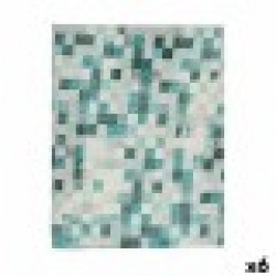 Покривка Брезент Продукт против петна Картини 140 x 180 cm цвят тюркоаз (6 броя) - Kinvara