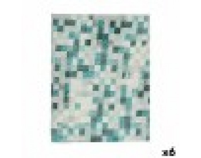 Покривка Брезент Продукт против петна Картини 140 x 180 cm цвят тюркоаз (6 броя)