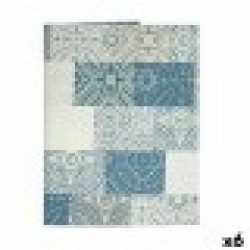 Покривка Брезент Продукт против петна Плочка 140 x 180 cm Син (6 броя) - Kinvara