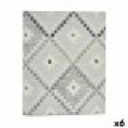 Покривка Брезент Продукт против петна Ромб 140 x 180 cm Сив (6 броя) - Kinvara