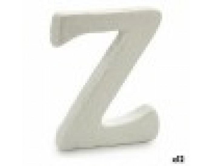Писмо Z Бял полистирен 1 x 15 x 13,5 cm (12 броя)