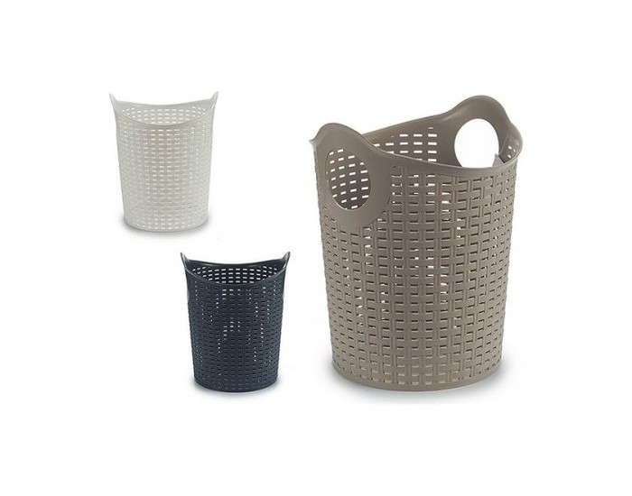 Универсално Пластмасово Кошче Rattan Пластмаса MD (35 x 28 x 28 cm)