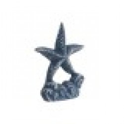 Държач на врати Home ESPRIT Желязо 12 x 6 x 15 cm Звезда - Home esprit