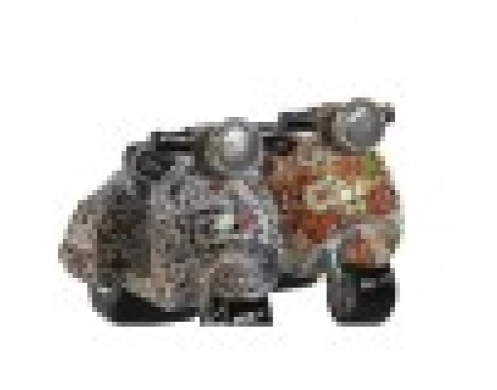 Декоративна фигурка Home ESPRIT Многоцветен Средиземноморско scooter 14 x 8 x 11 cm (2 броя)