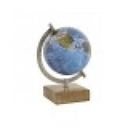 Глобус Home ESPRIT Син Кафяв Vintage 14 x 12 x 20 cm - Home esprit