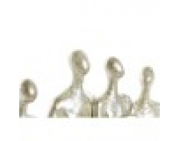 Декоративна фигурка DKD Home Decor Златен Смола Модерен Семейство (21 x 8 x 12 cm)