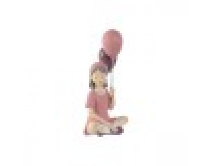Декоративна фигурка Home ESPRIT Розов chica 10,5 x 7,5 x 21 cm
