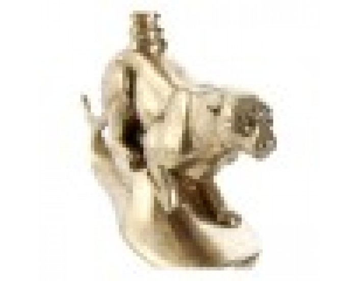 Канделабър DKD Home Decor Смола Леопард (25 x 6 x 14 cm)