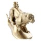 Канделабър DKD Home Decor Смола Леопард (25 x 6 x 14 cm)