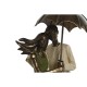 Декоративна фигурка Home ESPRIT Зелен Златен Двойка партньори 12,5 x 8 x 25,5 cm