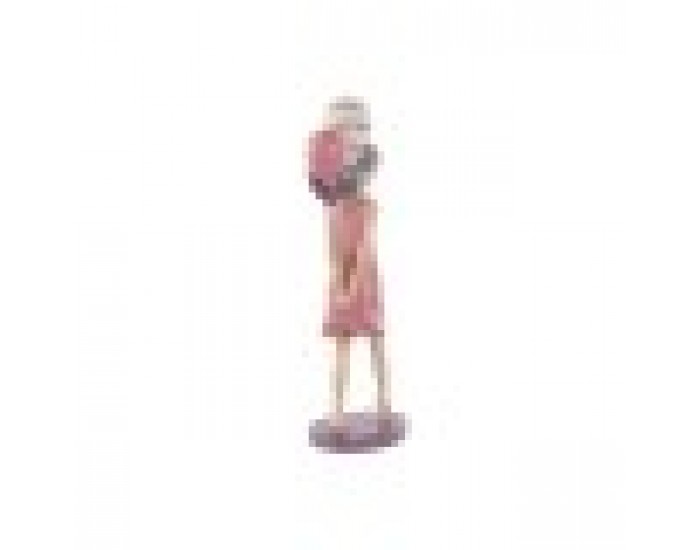 Декоративна фигурка Home ESPRIT Розов chica 7 x 11 x 27 cm