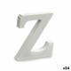 Писмо Z Дървен Бял (2 x 16 x 14,5 cm) (24 броя)