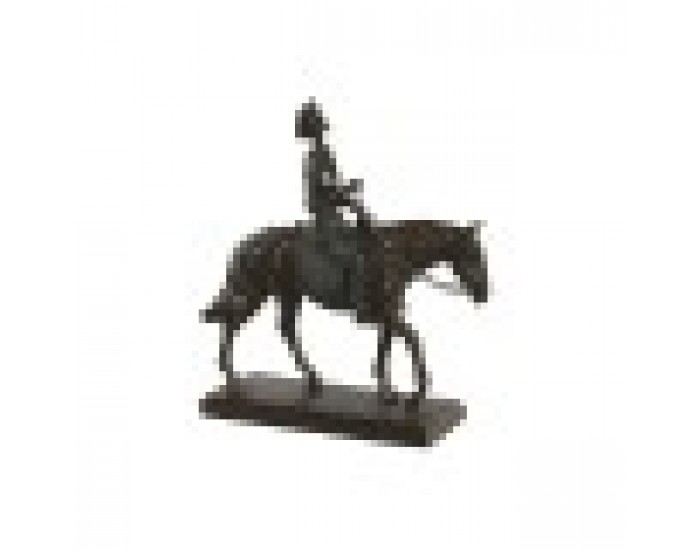 Декоративна фигурка DKD Home Decor Кон Мед Смола (20 x 7 x 22 cm)