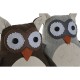 Държач на врати Home ESPRIT От пясък 25 x 12 x 20 cm Бухал (2 броя)