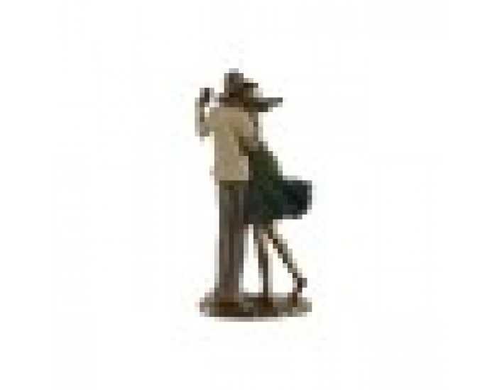 Декоративна фигурка Home ESPRIT Зелен Златен 12 x 8,5 x 25,5 cm