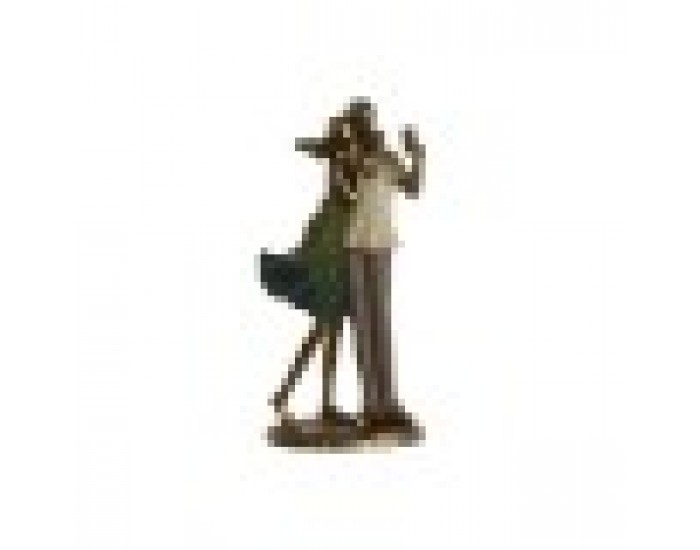 Декоративна фигурка Home ESPRIT Зелен Златен 12 x 8,5 x 25,5 cm