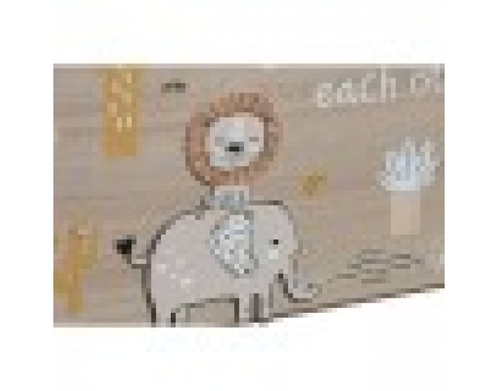 Декоративна кутия Home ESPRIT Многоцветен Естествен Дървен MDF 36 x 21 x 18 cm