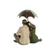 Декоративна фигурка Home ESPRIT Зелен Златен Двойка партньори 15 x 11,5 x 12 cm