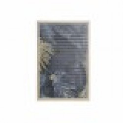 Декорация за стена DKD Home Decor 30 x 1,5 x 45 cm Естествен Сив Тропически (2 броя) - Dkd home decor