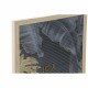 Декорация за стена DKD Home Decor 30 x 1,5 x 45 cm Естествен Сив Тропически (2 броя)