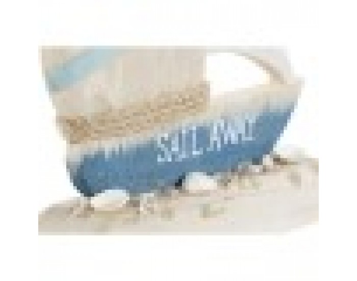 Декоративна фигурка Home ESPRIT Син Червен Естествен Платноходка 15 x 4,5 x 23,5 cm (2 броя)