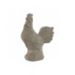 Декоративна фигурка Home ESPRIT Сив Кокошка Завършек със състаряващо покритие 25 x 16 x 32 cm - Home esprit