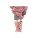 Декоративна фигурка Home ESPRIT Розов chica 11 x 11,7 x 32 cm