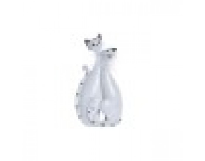 Декоративна фигурка DKD Home Decor Бял Смола Котки (15 x 10 x 29 cm)