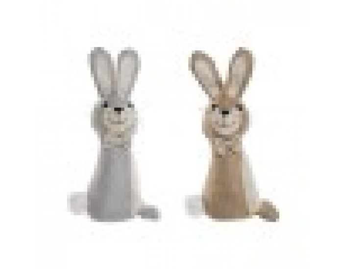 Държач на врати Home ESPRIT От пясък 20 x 10 x 35 cm Заек (2 броя)