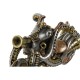 Декоративна фигурка Home ESPRIT Сив Многоцветен Мото 30 x 11 x 14 cm