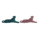 Декоративна фигурка DKD Home Decor Смола (2 pcs) (26.5 x 9 x 11 cm)