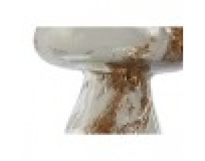 Декоративна фигурка Home ESPRIT Бял Кафяв Гъба 16,5 x 16,5 x 18 cm