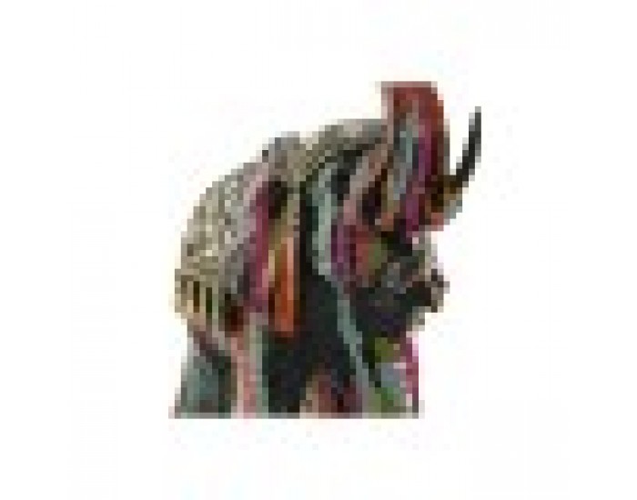 Декоративна фигурка Home ESPRIT Многоцветен Смола Слон 21,5 x 8,5 x 19,5 cm