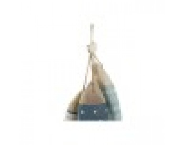 Висяща украса Home ESPRIT Син Бял Естествен Риби 5 x 5 x 20 cm (2 броя)
