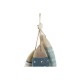 Висяща украса Home ESPRIT Син Бял Естествен Риби 5 x 5 x 20 cm (2 броя)