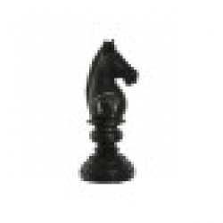 Декоративна фигурка Home ESPRIT Черен Кон 13 x 13 x 33 cm - Home esprit