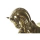 Декоративна фигурка DKD Home Decor Кон Черен Златен Смола (29 x 9 x 25 cm)
