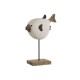 Декоративна фигурка Home ESPRIT Бял Естествен Риба 24 x 10 x 33 cm