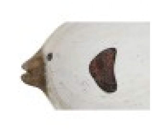 Декоративна фигурка Home ESPRIT Бял Естествен Риба 24 x 10 x 33 cm