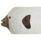 Декоративна фигурка Home ESPRIT Бял Естествен Риба 24 x 10 x 33 cm