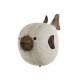 Декоративна фигурка Home ESPRIT Бял Естествен Риба 24 x 10 x 33 cm