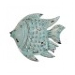 Декорация за стена Home ESPRIT Риба Средиземноморско 37 x 7 x 33 cm - Home esprit