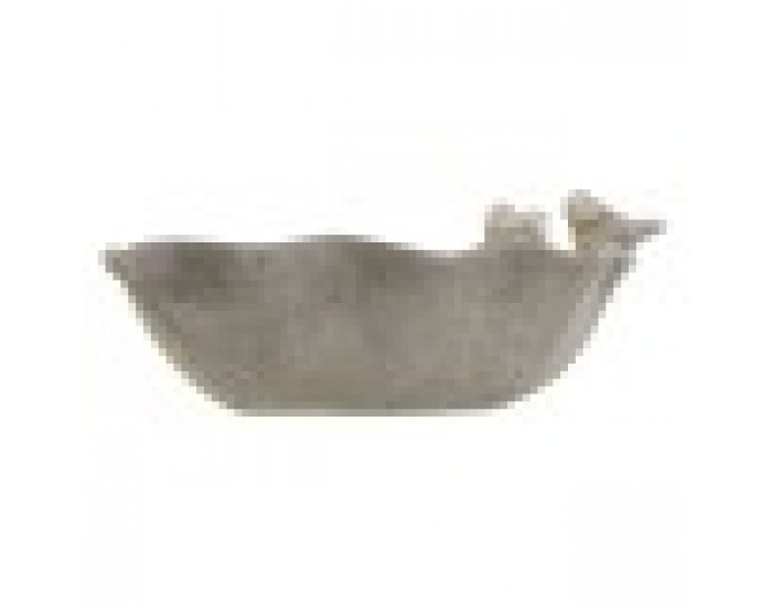 Украса за център на маса Home ESPRIT Сив Птици Shabby Chic 34 x 24 x 12 cm