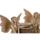 Декоративна фигурка Home ESPRIT Кафяв Фея 18 x 10 x 15 cm (2 броя)