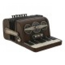 Декоративна фигурка Home ESPRIT Бял Кафяв Черен Сребрист Vintage 18,5 x 24 x 12 cm - Home esprit